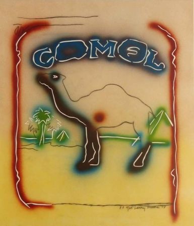 Litografía Rivers - Stencil Camel