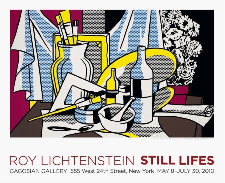 Cartel Lichtenstein - Still Life with Palette