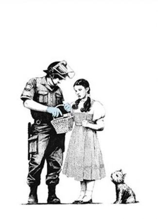 Serigrafía Banksy - Stop and Search