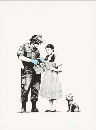Serigrafía Banksy - Stop and Search
