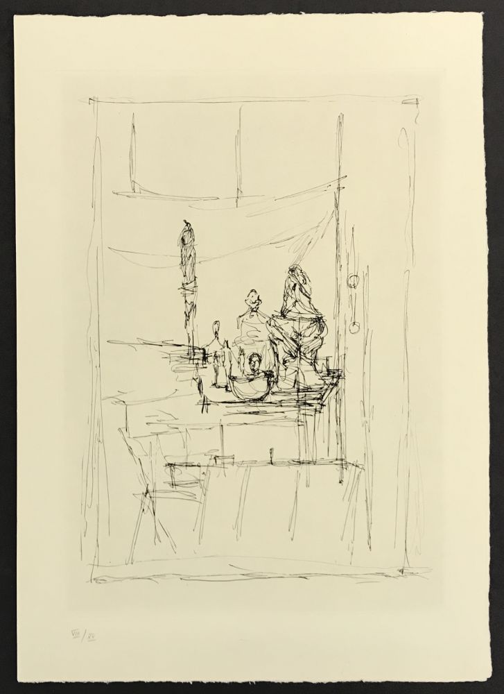 Grabado Giacometti - Studio from La Magie Quotidienne