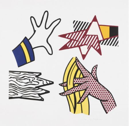 Múltiple Lichtenstein - Study of Hands