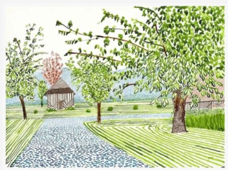Múltiple Hockney - Study of the Entrance
