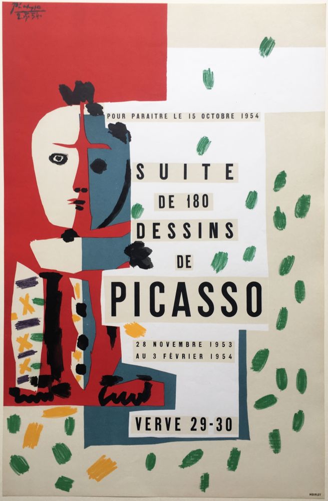 Litografía Picasso - SUITE DE 180 DESSINS. VALLAURIS VERVE 29-30. 1953-1954