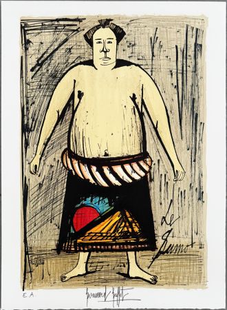 Litografía Buffet - Sumo