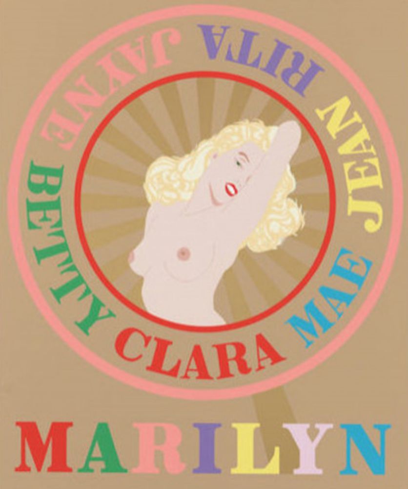 Serigrafía Indiana - Sunburst Marilyn
