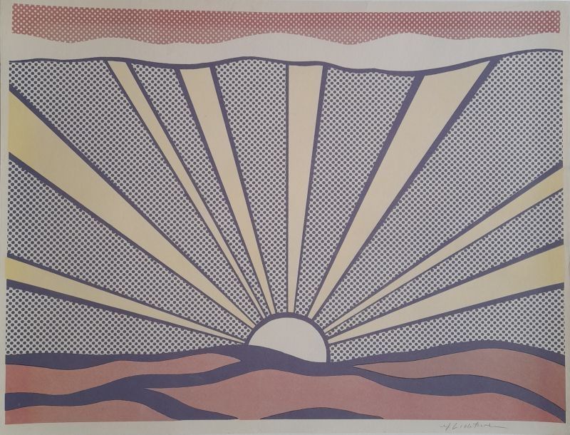 Litografía Lichtenstein - Sunrise 