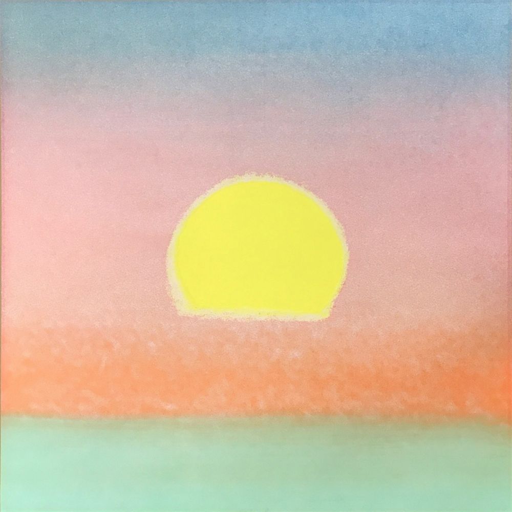 Serigrafía Warhol - Sunset (FS II.85) (Unique