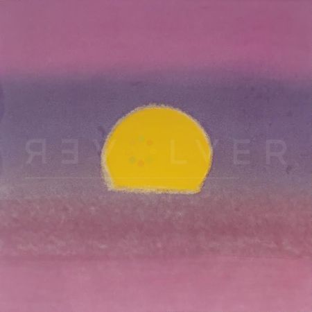 Serigrafía Warhol - Sunset (Unique) (Purple/ Pink)