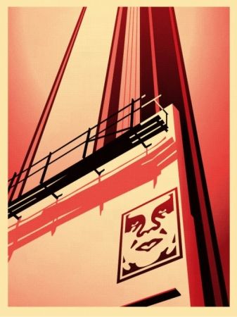 Serigrafía Fairey - Sunset & Vine Billboard 