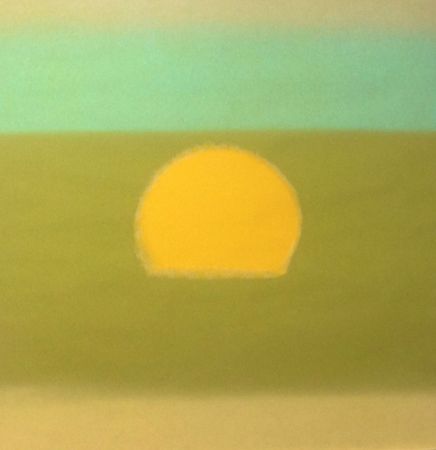 Serigrafía Warhol - Sunset (Yellow/Green) (FS II.85)