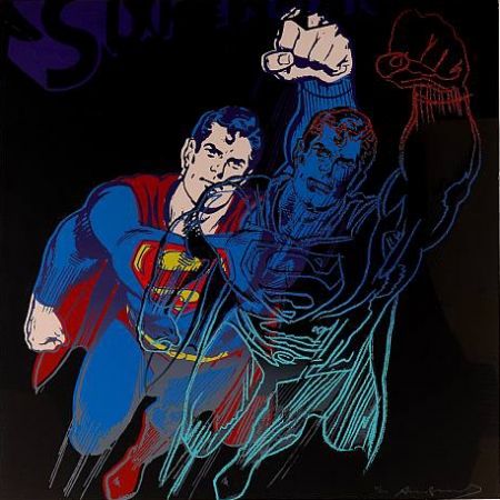 Serigrafía Warhol - Superman (II.260) From Myths portfolio