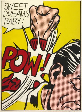 Serigrafía Lichtenstein - Sweet Dreams Baby!
