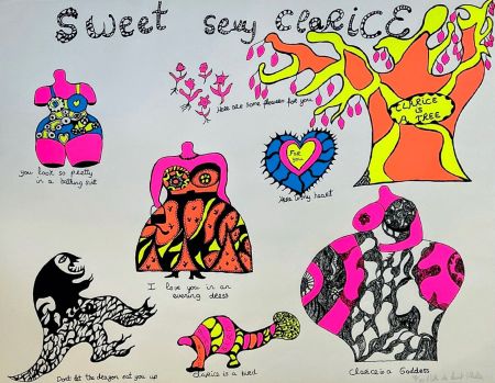 Serigrafía De Saint Phalle - Sweet Sexy Clarice 
