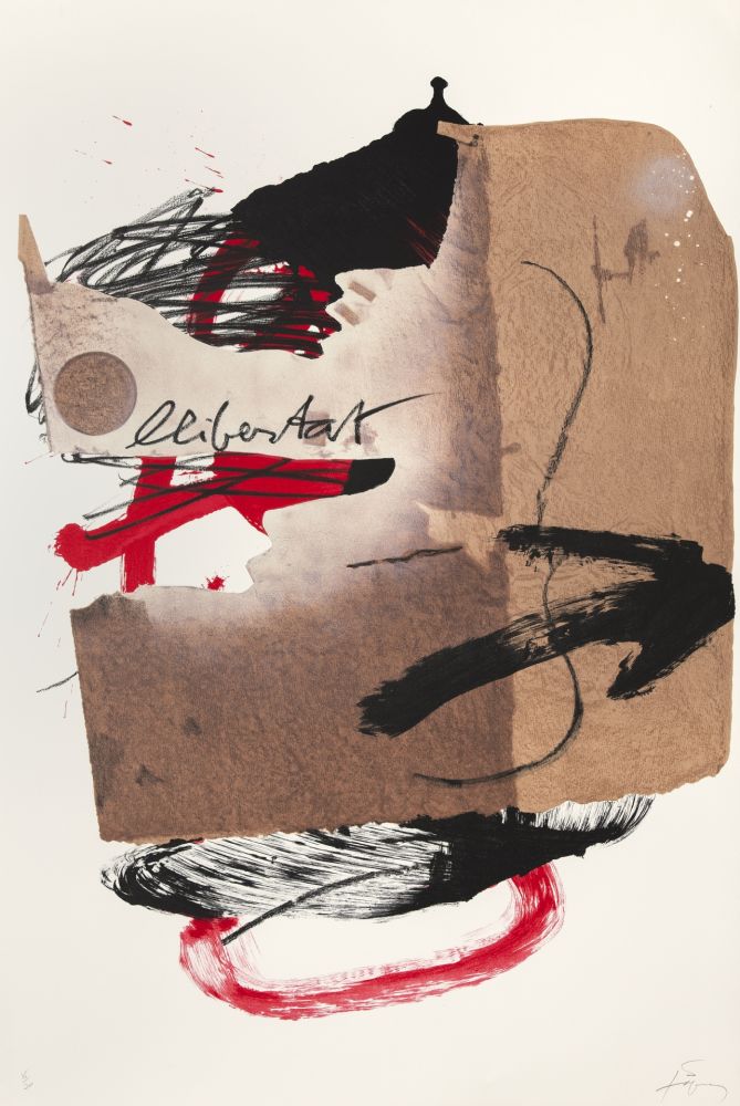 Litografía Tàpies - Séoul
