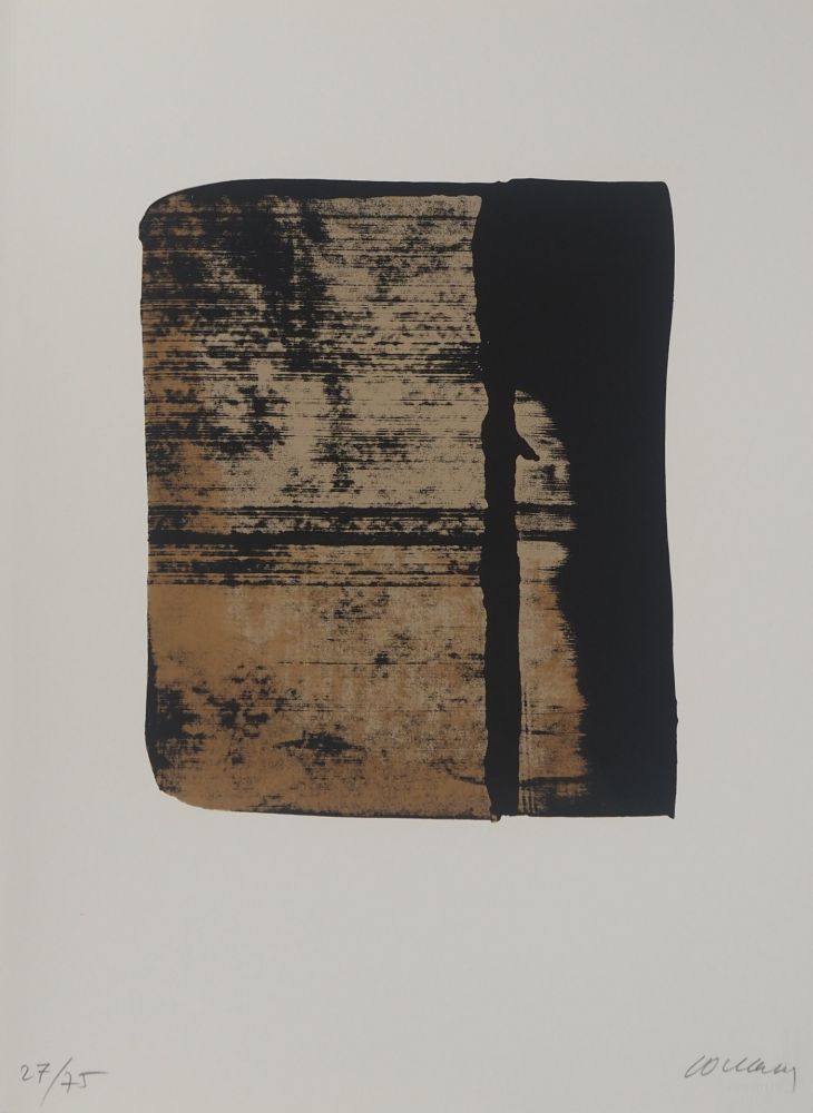 Serigrafía Soulages - Sérigraphie n°11