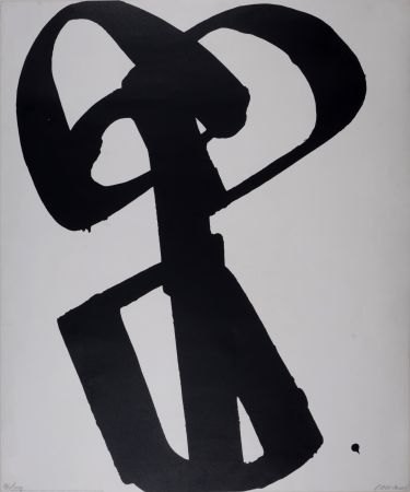 Serigrafía Soulages - Sérigraphie n°1 – 1973