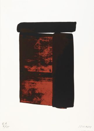 Serigrafía Soulages - Sérigraphie n° 12 