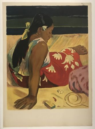 Litografía Gauguin - Tahitian Women