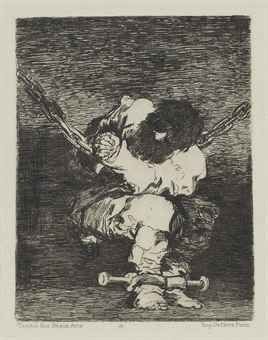 Grabado Goya - Tan bárbara la seguridad como el delito (Little Prisoner)