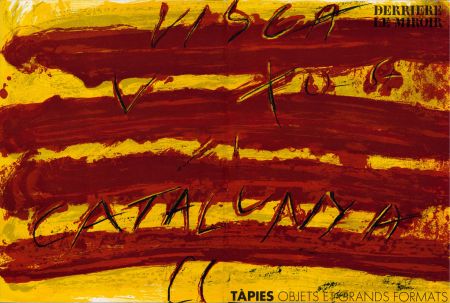 Libro Ilustrado Tàpies - TAPIES : Objets et grands formats. DERRIÈRE LE MIROIR N° 200. 1972.