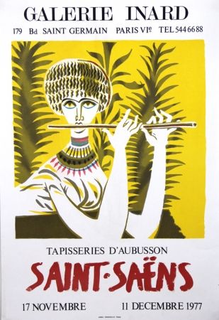 Litografía Saint Saens - Tapisseries D'Aubusson Galerie Inard 