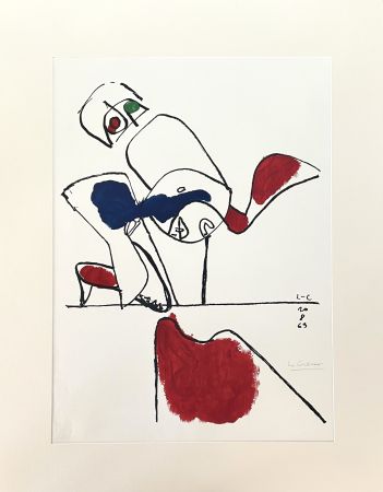 Litografía Le Corbusier - Taureau XVII