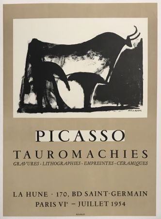 Litografía Picasso - Tauromachies