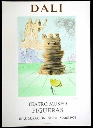 Cartel Dali - Teatro museo Figueras
