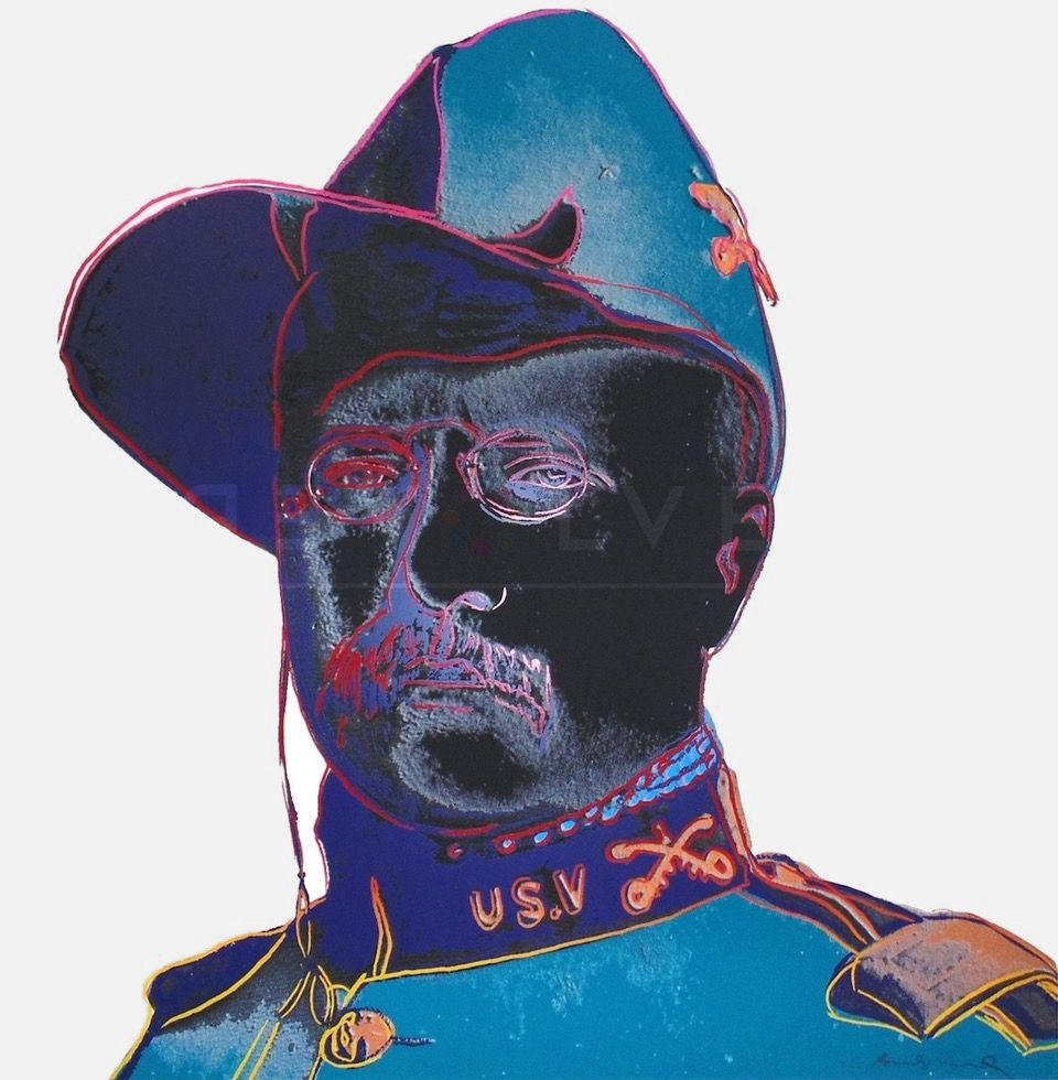 Serigrafía Warhol - Teddy Roosevelt (FS II.386)