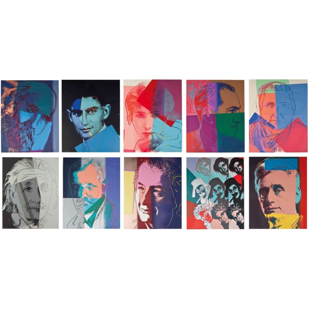 Serigrafía Warhol - Ten Portraits of Jews of the Twentieth Century Trial Proof (Full Suite)