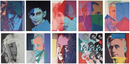 Serigrafía Warhol - Ten Portraits of Jews of the Twentieth Century Trial Proof (Full Suite)