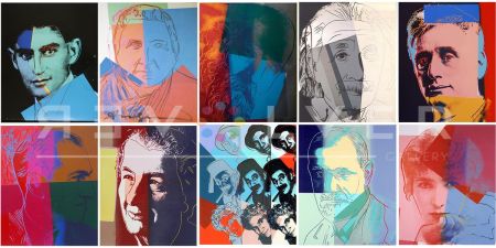 Serigrafía Warhol - Ten Portraits of Jews of the Twentieth Century (Trial Proof) (Full Suite)