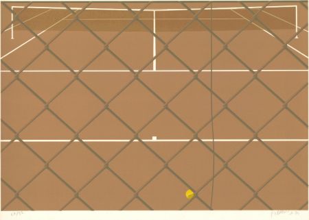 Litografía Babou - Tennis