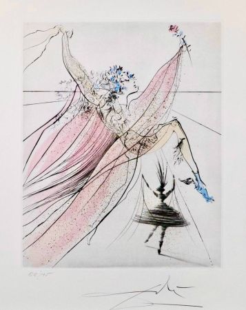 Grabado Dali - Terpsichore 