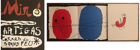 Litografía Miró - Terres de Grand Feu (1956)