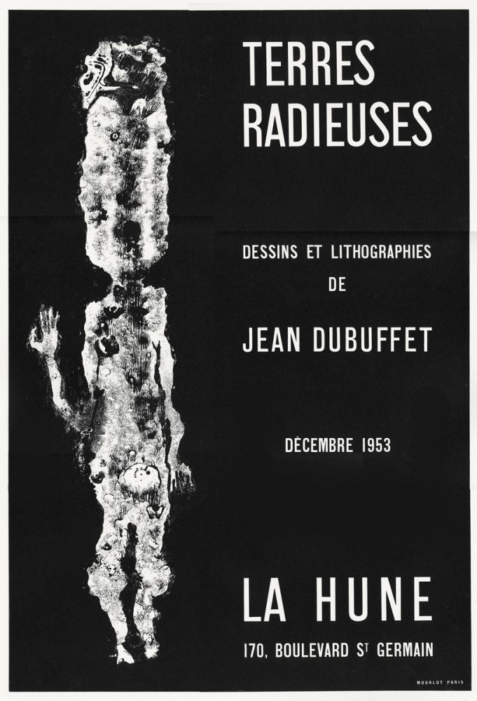 Litografía Dubuffet - Terres Radieuses