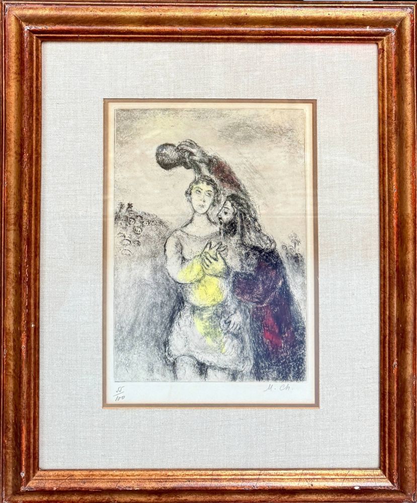Aguafuerte Chagall - The Anointing of Saul