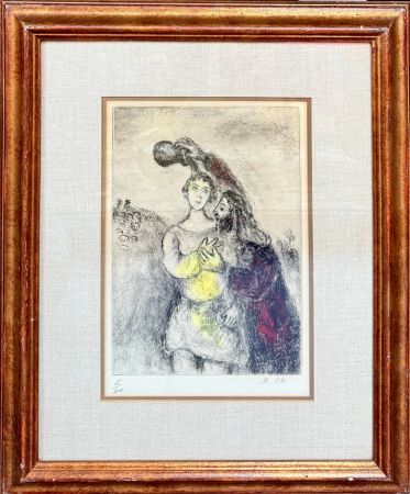 Aguafuerte Chagall - The Anointing of Saul