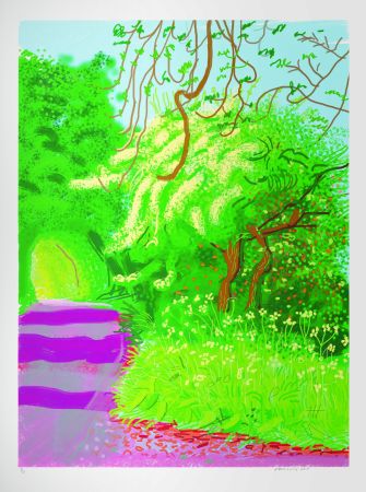 Sin Técnico Hockney - The Arrival of Spring in Woldgate