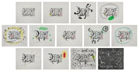 Grabado Miró - The Complete Set of 'Fissures'