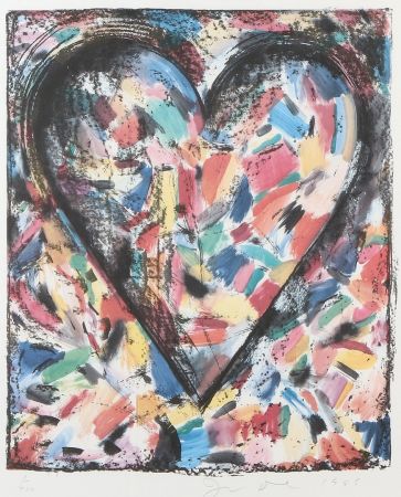 Litografía Dine - The Confetti Heart