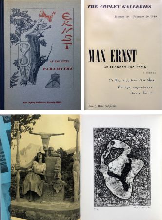 Libro Ilustrado Ernst - THE COPLEY GALLERIES. At Eye Level. Paramyths. Max Ernst, 30 years of his work.