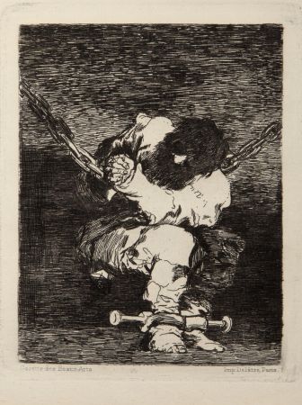 Grabado Goya - The Custody is as Barbarous as The Crime