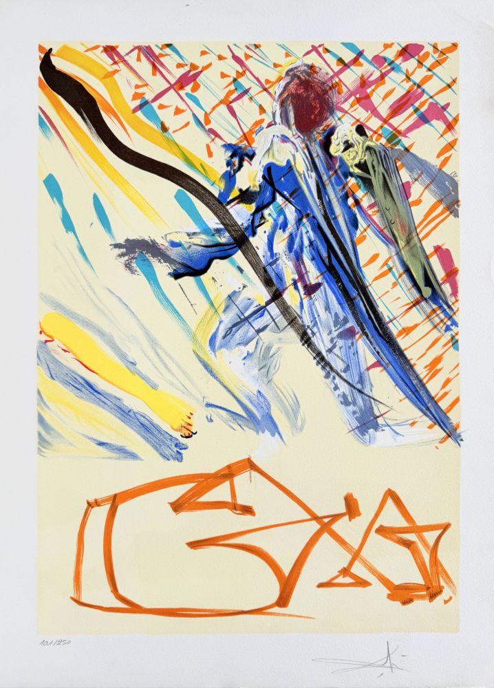 Litografía Dali - The Divine Word