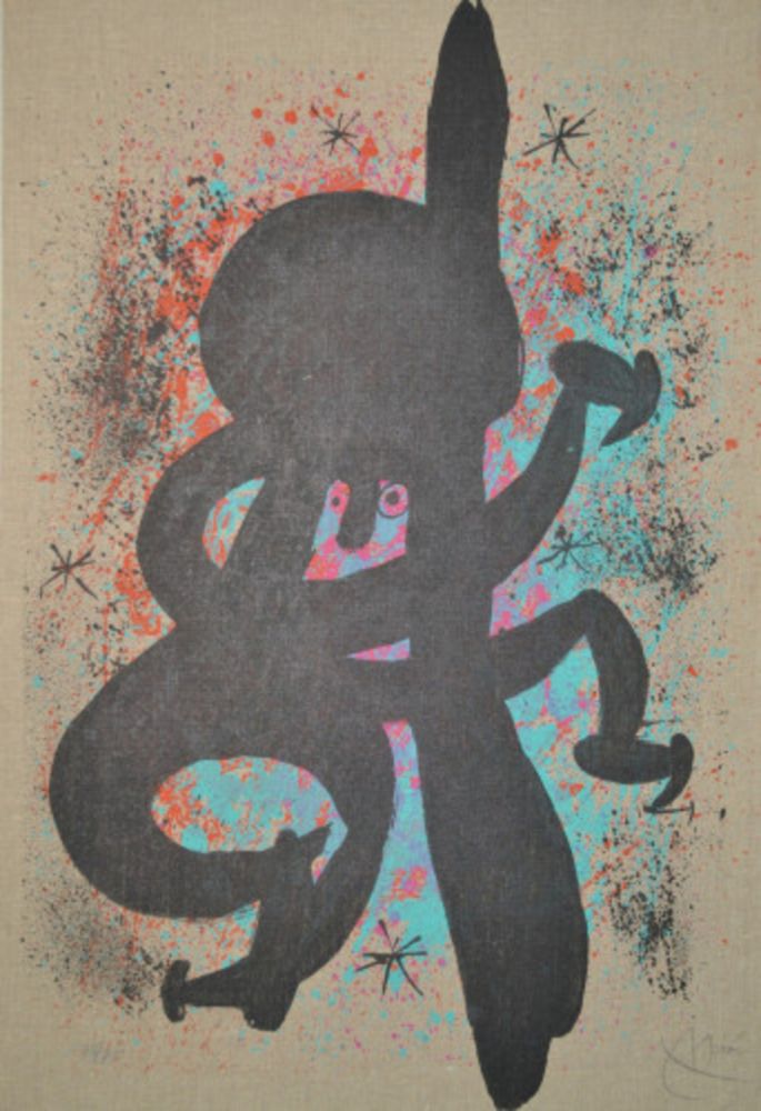 Litografía Miró - The Feverish Eskimo - M637