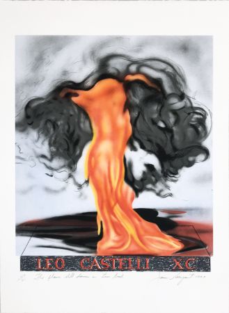 Litografía Rosenquist - The Flame Still Dances on Leo's Book, from the portfolio of Leo Castelli's 90th Birthday
