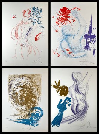 Litografía Dali - The Four Ages of Man Suite