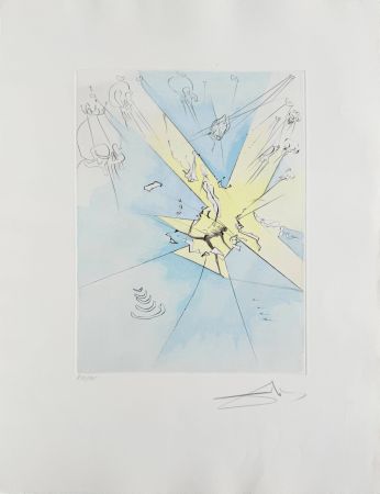 Aguafuerte Dali - The Great Inquisitor Expels the Saviour