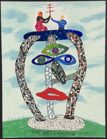Litografía De Saint Phalle - The Hierophant